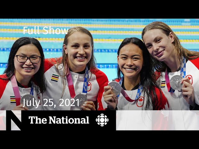 CBC News: The National | Canada’s 1st Tokyo 2020 gold, B.C. wildfires, Pandemic pets