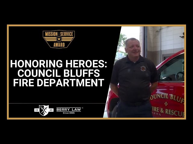 Council Bluffs Fire Department Honored at the Pentagon for Veteran Support | Freedom Award 2024