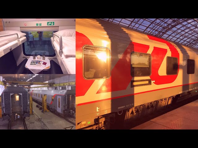 Germany to Kazakhstan by Rail - part 2: Warsaw - Minsk on Russian Train № 024Й Paris - Moscow