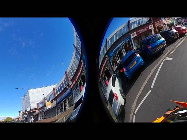 2nd Test with Amkov 360 dual lens camera