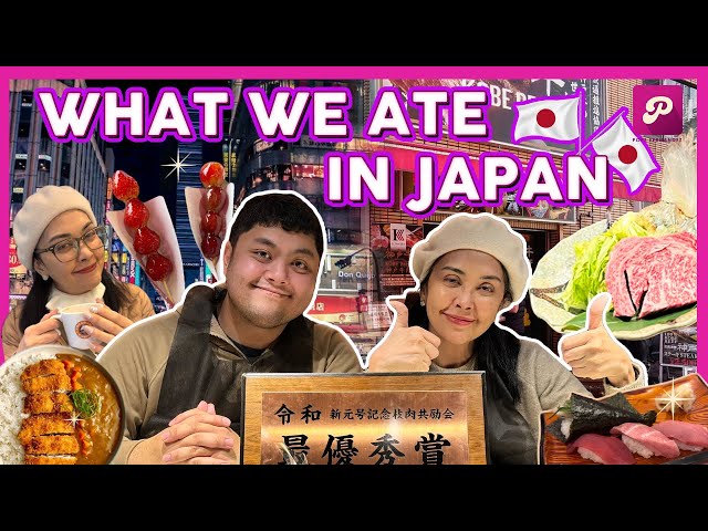 EVERYTHING WE ATE IN JAPAN +  A Guide to the Best Japanese Cuisine + Food Stops You Can't Miss! 🇯🇵