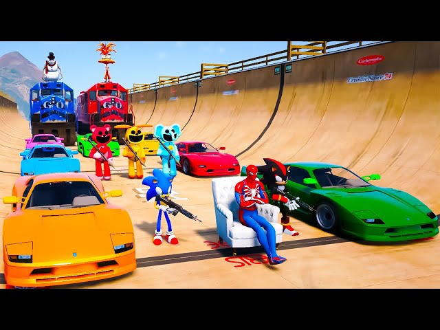 GTA V Stunt Map Crazyy Car Race Challenge On Super Cars #3