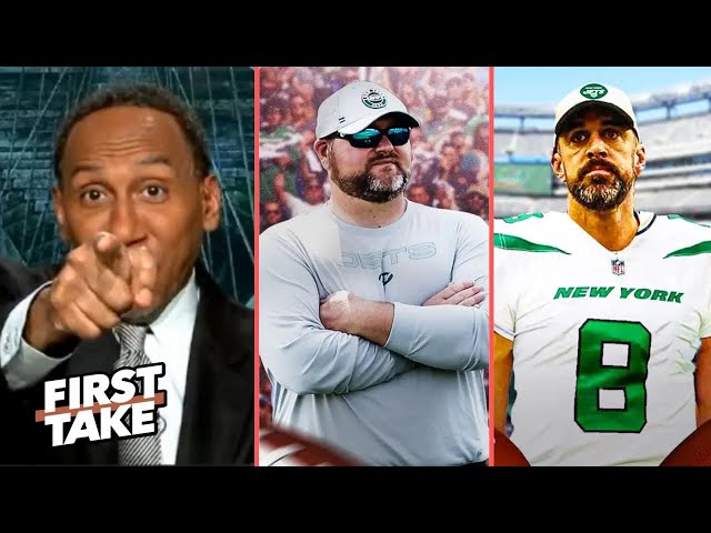 FIRST TAKE | Aaron Rodgers did cost Joe Douglas & Robert Saleh their jobs - Stephen A. rips Jets QB