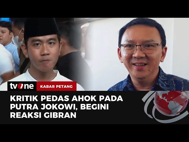 Respon Gibran Usai Dikritik Ahok | Kabar Petang tvOne