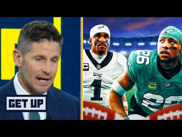 GET UP | Jalen Hurts & Saquon Barkley scary duo! - Dan: Eagles are biggest threat to Lions in NFC