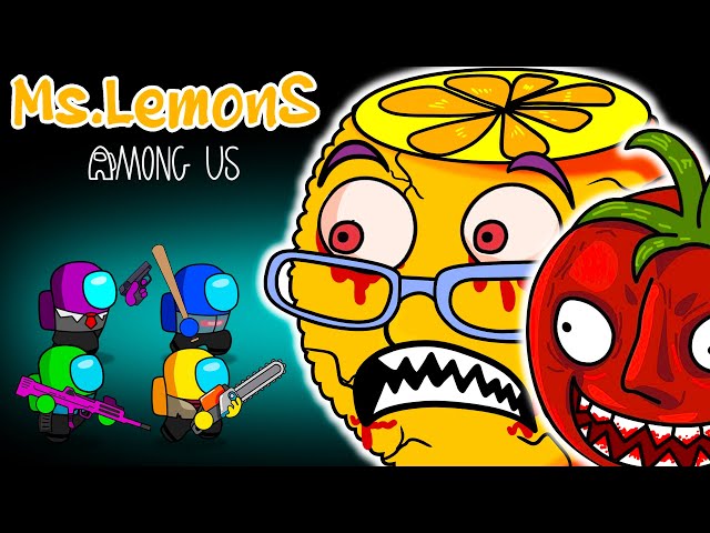 어몽어스 | Among Us vs. Ms Lemons & Mr Tomatos Characters | Among Us Animation