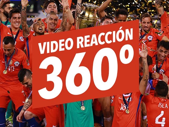 360º Video reacción penales final Chile Argentina Copa America Centenarios