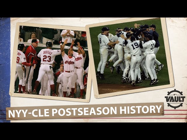 Yankees and Guardians have long postseason history!! Very even matchup throughout the years