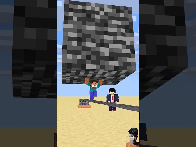 HELP Herobrine With Bigger And Bigger Bedrock #friendship #shorts #trending #anime #subscribe