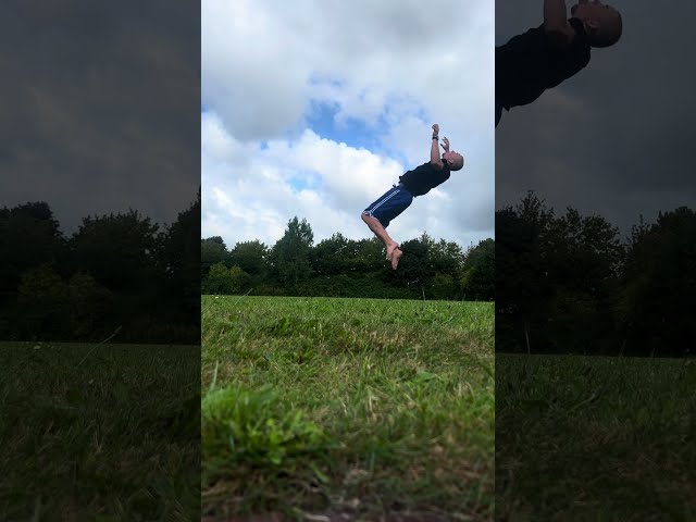 Fun Flip Training auf dem Boden | G3ar Flipper #backflip #sunset #summer #nature