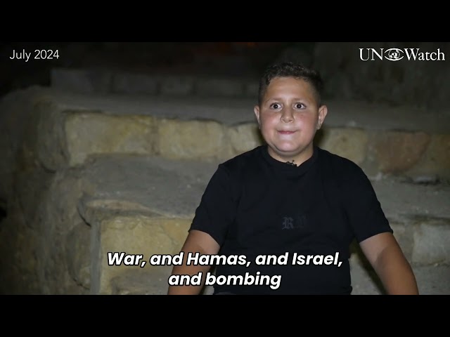 UNRWA Student: "The solution for Jerusalem? We kill the Jews. We get rid of the Jews.”