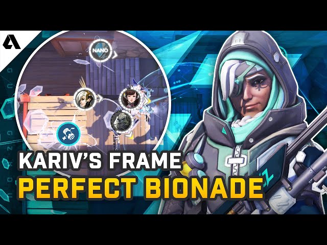 Kariv's Frame Perfect Biotic Grenade - Pro Overwatch Micro Plays