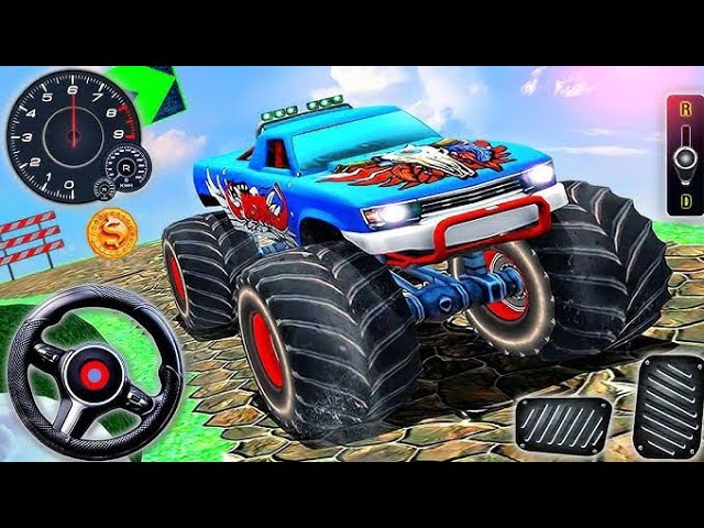 New monster truck racing game 2024 | Racing gameplay Car game -Car driving 3D #bestcarracinggamesfor