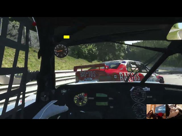 Nordschleife Crash in Fuchsröhre (rFactor2, SimRacing)