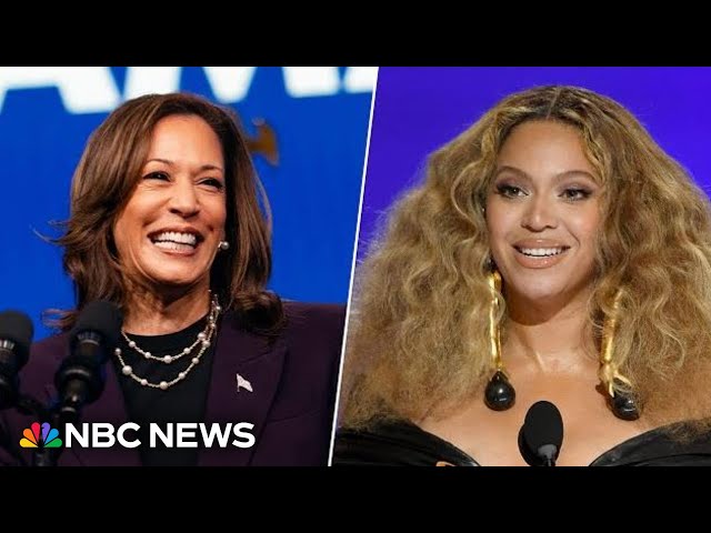 WATCH: Beyoncé campaigns with Harris in Houston