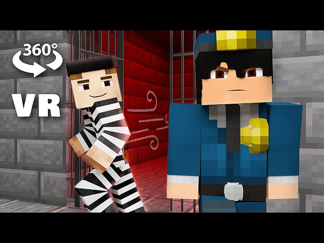 360° VR - Jailbreak (Minecraft Animation)