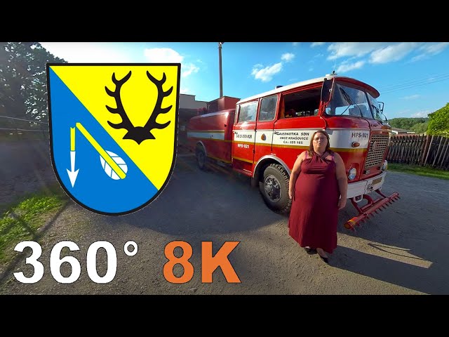 Obec Krašovice - VR 360, rozlišení 8K