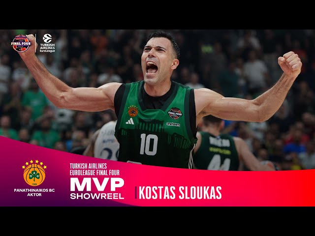 Kostas SLOUKAS | MVP SHOWREEL | FINAL FOUR | 2023-24 Turkish Airlines EuroLeague