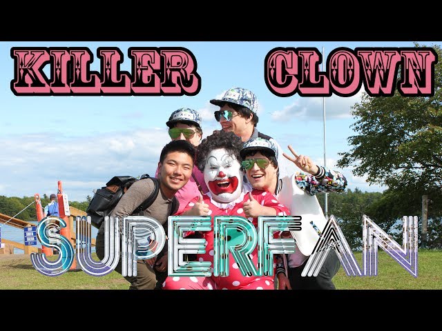 Killer Clown SUPER FAN public prank