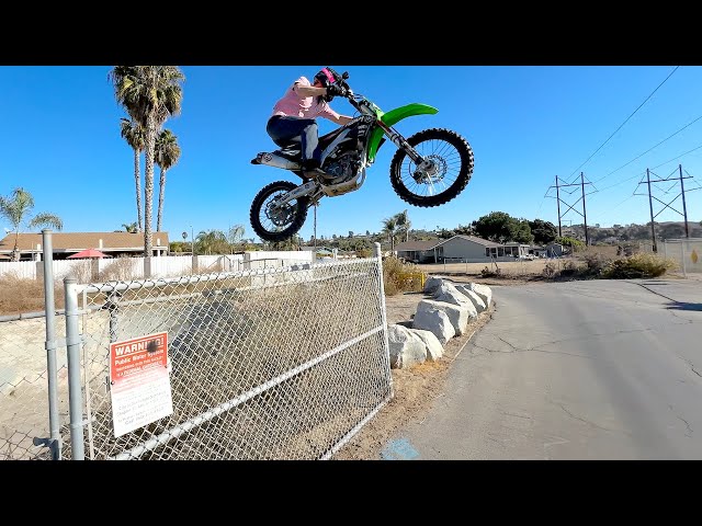 Dirt Bike vs Street Spots - Buttery Vlogs Ep268