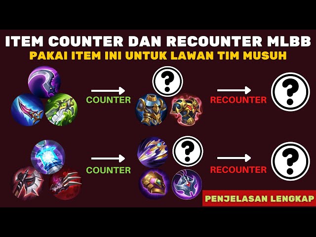 ITEM COUNTER DAN RECOUNTER ML TERBARU, PAKAI ITEM UNTUK COUNTER MAGIC PHYSICAL TANK DI MOBILE LEGEND