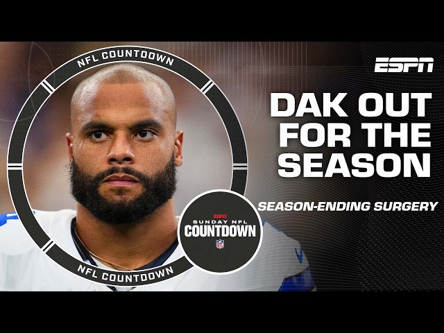 Dak Prescott to undergo SEASON-ENDING surgery + Russell Wilson vs. Jayden Daniels 😤 | NFL Countdown