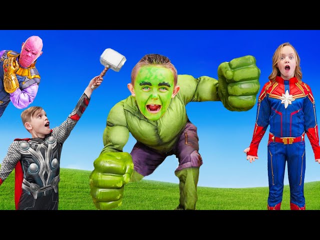 Kids Fun TV Superhero Hulk Compilation Video: Hulk Birthday, Superheroes Battle, Baby vs Hulk!