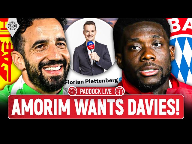 Florian Plettenberg: "Alphonso Davies Is United's Dream Target!" | Paddock LIVE