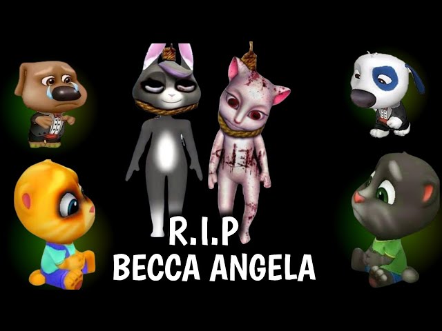 R.I.P BECCA and ANGELA 😭 - My Talking Tom Friends - AMONG US