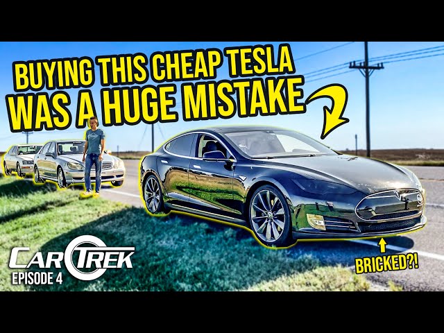 Buying This Stupid Cheap Tesla Was A HUGE Mistake (Left Us STRANDED) | Car Trek S6E4