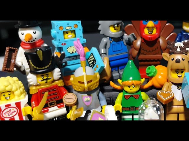 Assembling Lego Minifigures Series 23 (71034)