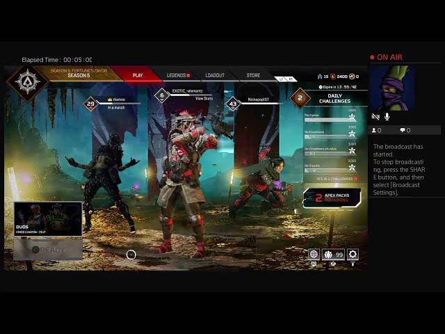 EXOTIC_-elementz's Live PS4 Broadcast