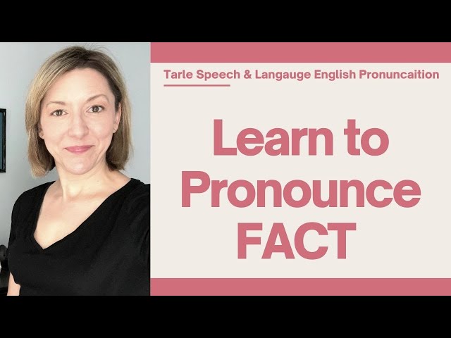 How to Pronounce FACT - American English Embarrassing Mistake Pronunciation Lesson #learnenglish