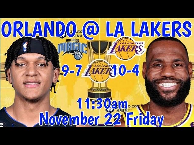 LA LAKERS vs ORLANDO MAGIC I LIVE SCOREBOARD PLAY-BY-PLAY & PLAYERS STATISTICS