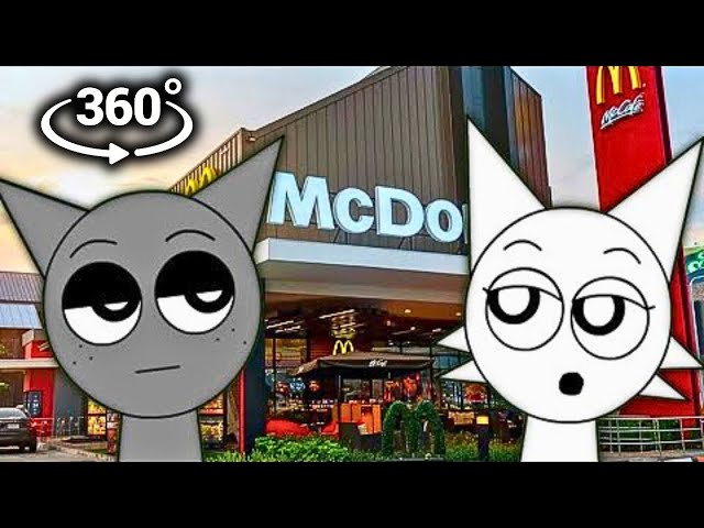 Sprunki: Gray and Wenda Goes To McDonalds | PART 2 | 360° VR