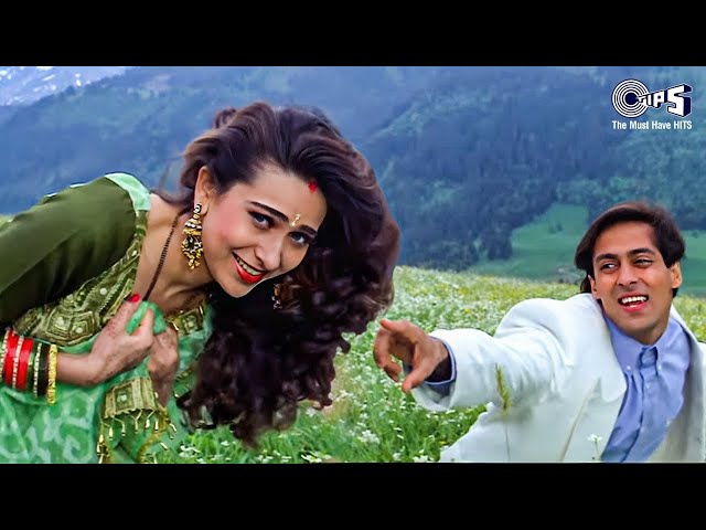 Saanson Ka Chalna - Lyrical | Salman Khan | Karisma | Alka Yagnik | Udit Narayan | Jeet