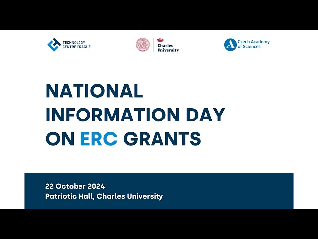 National Information Day on ERC grants 2024 - pt.3