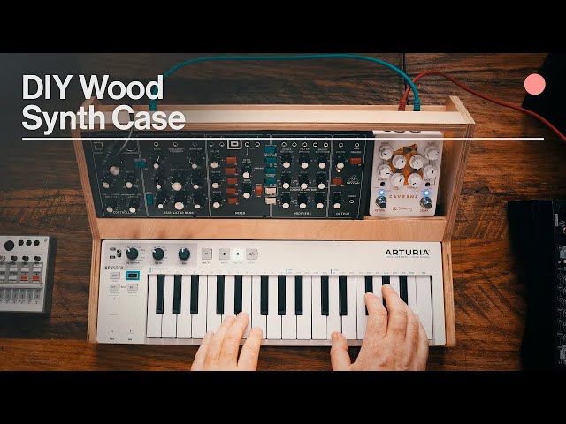 DIY Wood Case for my FIRST SYNTH w/plans!