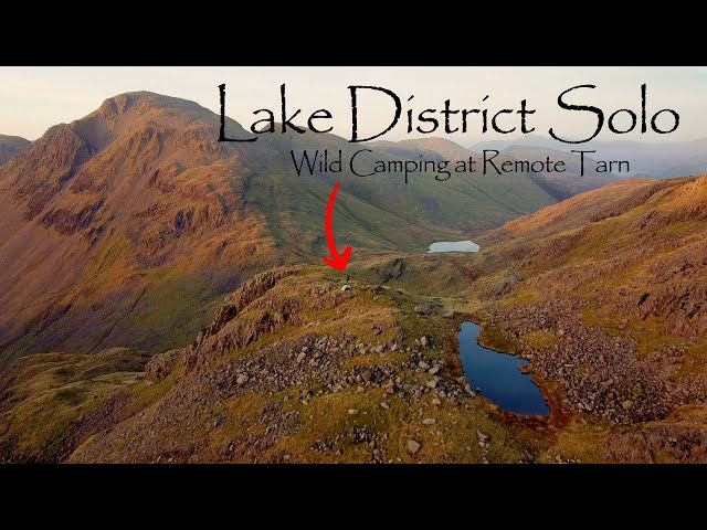 Lake District Solo Wild Camping at Remote Tarn