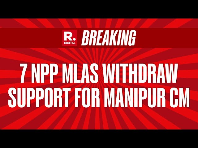 Breaking: NPP Withdraws Support from Manipur CM N. Biren Singh, BJP Faces Setback