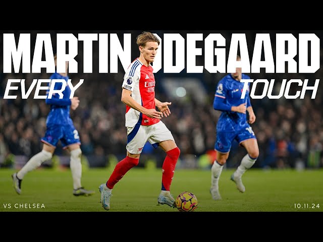 EVERY TOUCH | Martin Odegaard returns to action with a brilliant assist |  Chelsea vs Arsenal (1-1)