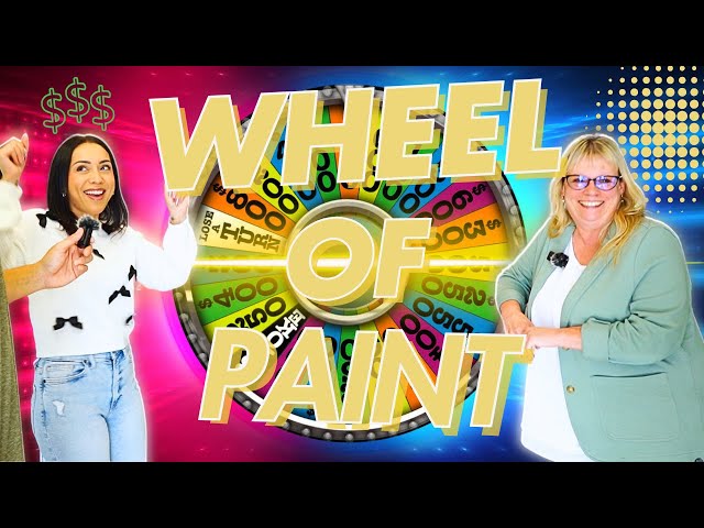 WHEEL OF PAINT COLORS EP. 1 | Inspired by Wheel Of Fortune TV show🌈