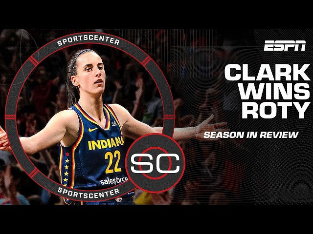 CAITLIN CLARK WINS WNBA ROOKIE OF THE YEAR 🔥 Best moments of her first season 🏀 | SportsCenter