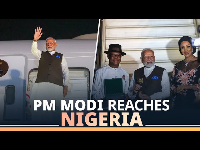 LIVE: PM Modi arrives at Abuja, Nigeria