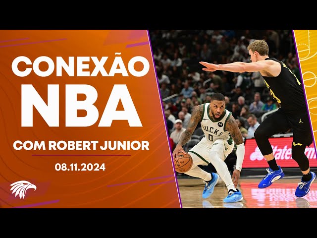 BUCKS VOLTAM A VENCER + ATUAÇÃO DE GALA DE EDWARDS 🏀 (CONEXÃO NBA 08.11.24)