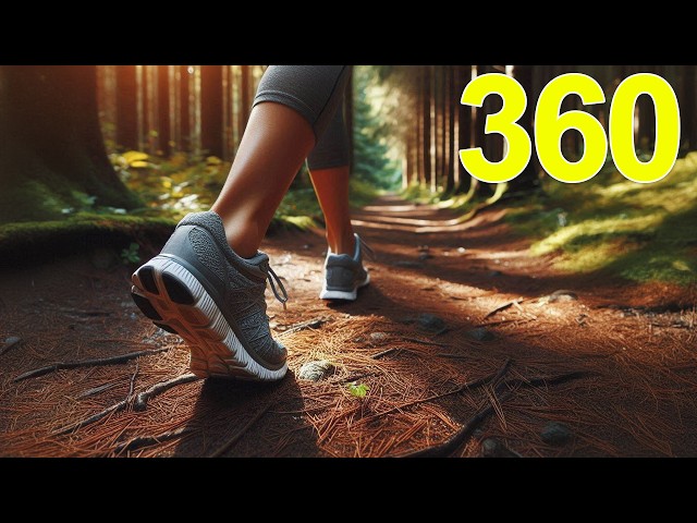 Running 360 🏃‍♂️ 8K Nature Jogging POV ASMR