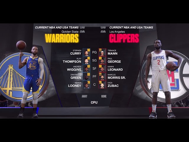 NBA 2k23 | Golden State Warriors vs Los Angeles Clippers [PS5 Gameplay]