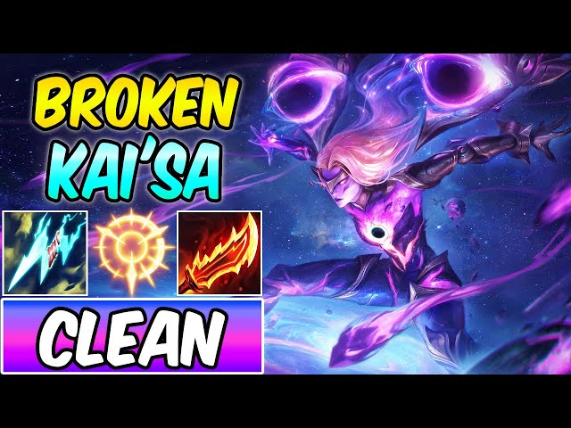 BROKEN KAI'SA ADC | DARK STAR KAI'SA GAMEPLAY | Best Build & Runes Season 14 | League of Legends