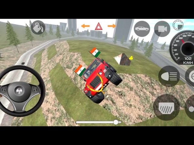 Dollar (song) modified Mahindra Red Thar 😈 || Indian Cars Simulator 3D Games reflex Sunny