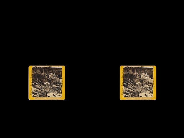 Hydraulic Mining at Gold Run, Placer County CA ~1865 (VR 3D still-image)